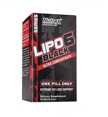 Nutrex Lipo-6 Black Ultra Concentrate, 60 Black-Caps