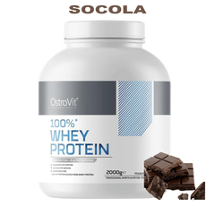 OstroVit 100% Whey Protein (2KG) Whey Protein Tiêu Chuẩn Châu Âu, Hỗ Trợ Tăng Cơ