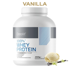 OstroVit 100% Whey Protein (2KG) Whey Protein Tiêu Chuẩn Châu Âu, Hỗ Trợ Tăng Cơ