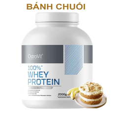 OstroVit 100% Whey Protein (2KG) Whey Protein Tiêu Chuẩn Châu Âu, Hỗ Trợ Tăng Cơ
