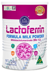 Sữa Hoàng Gia Úc Royal Ausnz Lactoferrin Hồng (Hộp 50 gói x 2g)