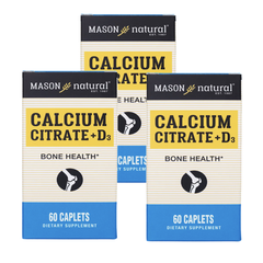 Viên Uống Canxi Hữu Cơ Mason Natural Calcium Citrate + D3 (60Viên)