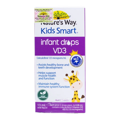 Nature's Way Kids Smart Infant Drops VD3 - Hỗ trợ bổ sung Vitamin D3 cho trẻ (Hộp 13ml)