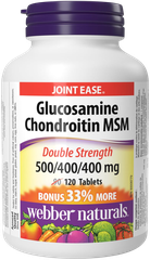 Webber Naturals Glucosamine Chondroitin MSM 120 Viên