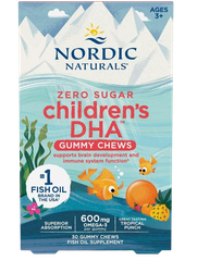 Viên Kẹo Dầu Cá Nordic Naturals Children's DHA Gummy Chew 30 Viên, Cho Bé Từ 3 Tuổi