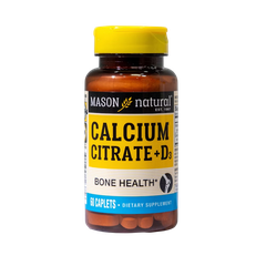 Viên Uống Canxi Hữu Cơ Mason Natural Calcium Citrate + D3 (60Viên)