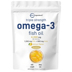 Dầu Cá Micro Ingredients Omega 3 Fish Oil (240 viên)