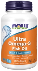 Now Ultra Omega-3 500 EPA/250 DHA (90/180 Viên)