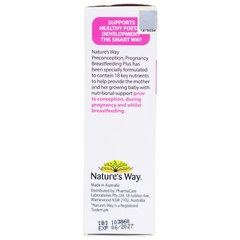 Nature's Way PreConception Pregnancy Breastfeeding Plus, Bổ sung DHA, EPA, vitamin và khoáng chất trước trong và sau thai kỳ