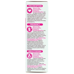 Nature's Way PreConception Pregnancy Breastfeeding Plus, Bổ sung DHA, EPA, vitamin và khoáng chất trước trong và sau thai kỳ