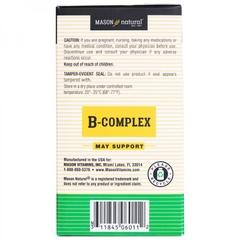 Mason Natural B-Complex - Bổ sung vitamin nhóm B cho cơ thể