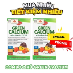 Green Calcium 100 Viên - Bổ sung canxi hữu cơ cho bà bầu và cho con bú