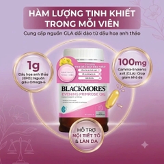 Viên Uống Tinh Dầu Hoa Anh Thảo Blackmores Evening Primrose Oil 190 Viên