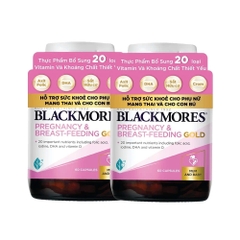 Viên uống Blackmores Pregnancy Breast-Feeding Gold 60 Viên