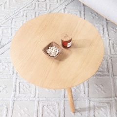Bàn Sofa – Bàn Cafe – Bàn Trà Gỗ Cao Su màu tự nhiên