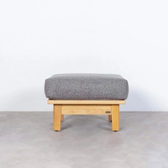 Ghế Đôn Sofa Gỗ Cao Su Tự Nhiên