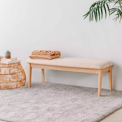 Ghế Băng Dài Gỗ Cao Su Tự nhiên VLINE