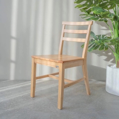 Ghế Ăn Gỗ Cao Su Tự Nhiên
