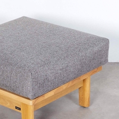 Ghế Đôn Sofa Gỗ Cao Su Tự Nhiên