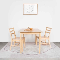 Bộ Bàn Ăn 4 Ghế Gỗ MILAN