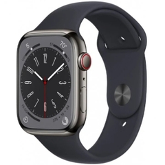 Apple Watch S8 LTE 41mm viền thép dây cao su - Chính hãng VN/A