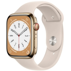 Apple Watch S8 LTE 41mm viền thép dây cao su - Chính hãng VN/A