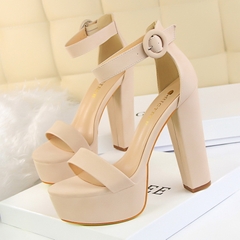 Giày cao gót Bigtree sandal đúp đế 13cm hàng chính hãng bảo hành 1 năm dính nước không bong (bigtree.vn)