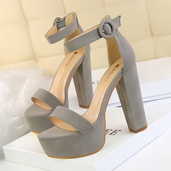 Giày cao gót Bigtree sandal đúp đế 13cm hàng chính hãng bảo hành 1 năm dính nước không bong (bigtree.vn)