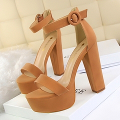 Giày cao gót Bigtree sandal đúp đế 13cm hàng chính hãng bảo hành 1 năm dính nước không bong (bigtree.vn)