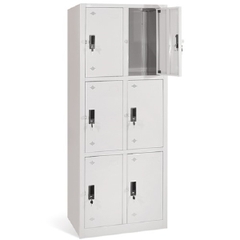 Tủ Sắt Locker 6 Ngăn TS18