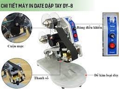 Máy in date dập tay DY – 8