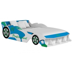Giường ngủ cho bé trai ô tô xanh dương 1m2 loại PH-229