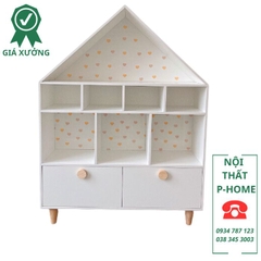 Kệ đồ chơi trẻ em, kệ mầm non PH60