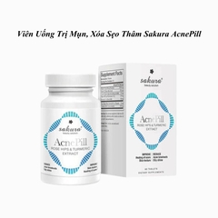 Sakura AcnePill - Viên Uống Trị Mụn, Xóa Sẹo Thâm
