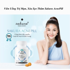 Sakura AcnePill - Viên Uống Trị Mụn, Xóa Sẹo Thâm