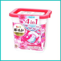 P&G - Hộp Viên giặt 4in1 Gelball 11 viên (hương hoa hồng)