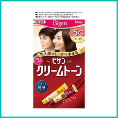 BIGEN- Thuốc nhuộm tóc thảo dược phủ bạc Nhật Bản 5G (màu đen ngả nâu)