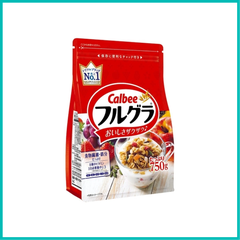 CALBEE- Ngũ cốc dinh dưỡng trái cây tổng hợp gói 750g màu đỏ
