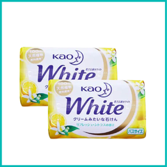 KAO - Combo 2 Bánh Xà Phòng Kao White Hương Cam Chanh 130g