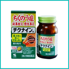 KOBAYASHI - Viên uống hỗ trợ điều trị viêm xoang Kobayashi Chikunain 112 viên