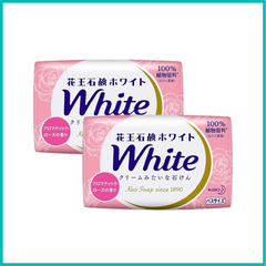 KAO - Combo 2  Bánh Xà Phòng Kao White Hương Hoa Hồng 130G