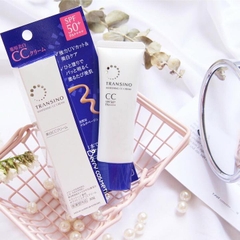 Kem trang điểm dưỡng trắng Transino Whitening CC Cream 30g - Hàng Nhật nội địa