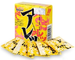 Sagami - Bao Cao Su Sagami Are Are 0.03mm Có Gai - 5 Chiếc