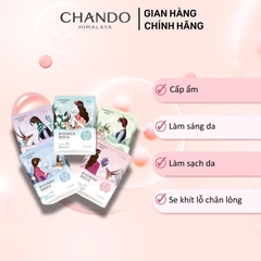 Chando Himalaya - Mặt Nạ Chiết Xuất Thực Vật Cấp Ẩm, Làm Sáng, Sạch Da, Se Khít Lỗ Chân Lông
