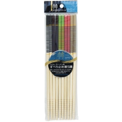 Set 5 đôi đũa tre màu sắc 22,5cm - Hàng Nhật nội địa