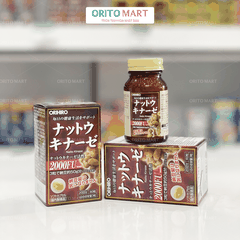 ORIHIRO - Viên Uống Hỗ Trợ Phòng Ngừa Tai Biến Natto Kinase 2000FU 60 Viên ( 20 ngày)