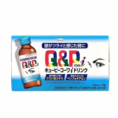 Q&P - Nước Uống Bổ Mắt Kowa Q&P Nhật Bản Cải Thiện Thị Lực (Hộp 10 x 100ml)