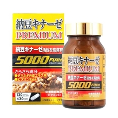 Noguchi - Viên uống Nattokinase Premium 5000FU ngừa đột quỵ, tai biến