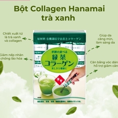 Hanamai - Collagen Chiết Xuất Da Heo, Da Cá Vị Trà Xanh