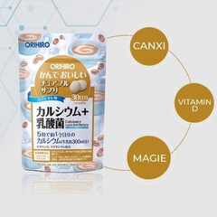 Orihiro - Viên Bổ Sung Canxi Và Lợi Khuẩn 150 Viên Vị Cà Phê Sữa